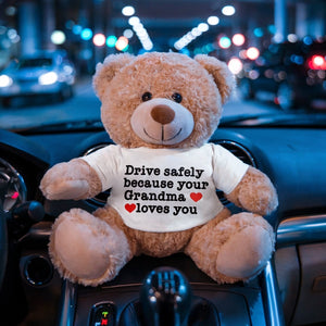 Drive Safely Custom Bear - Christmas Gift - Furrsy