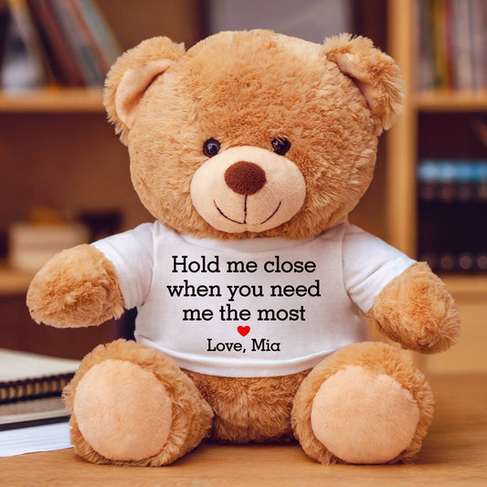 Hold me close when you need me the most - Custom Bear Christmas Gift - Furrsy