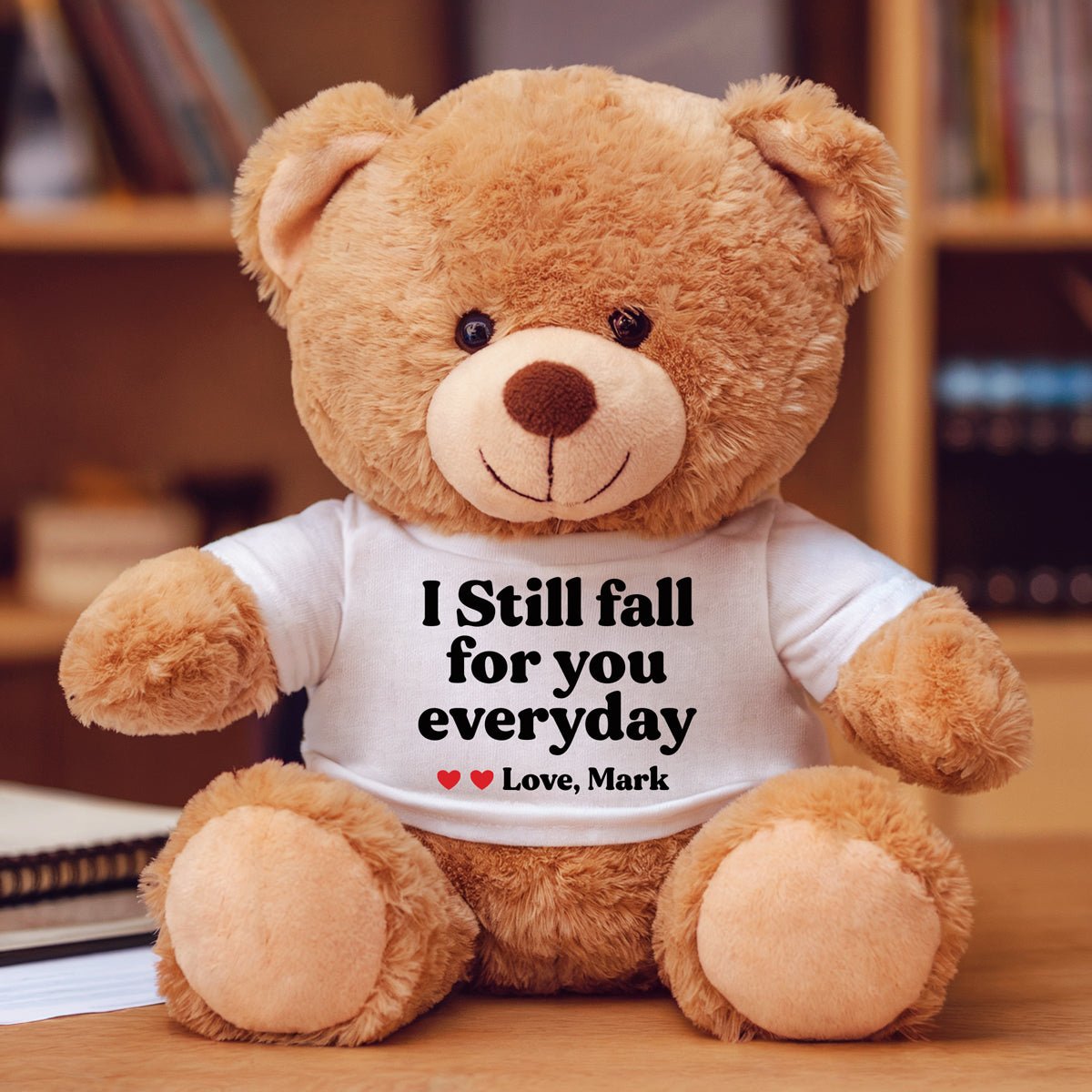 I Still Fall For You Everyday - Custom Plush Bear - Furrsy